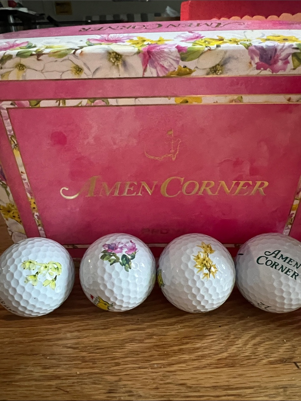 Masters Amen Corner Floral Golf Balls